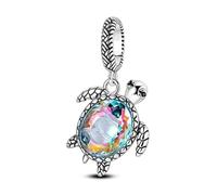 Chenxi Studio Unique Animal Charm Heart Shaped Pendant Cats Paw Dog Turtles Accessory Silver Lightweight Jewelry Accessories Miniature Animal Pendant Jewelry