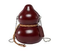 Chenxi Studio Unique Gourd Inspired Shoulder Bag Practical And Wear Resistant Crossbody Bag Trendy Women's Satchel For Everyday Use Unique Gourd Shape Crossbody
