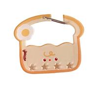 Chenxi Studio Whimsical Fries And Burger Design Carabiner Clip Fashion Holder Bag Decors For Kids Outdoor Activities Accessories Acrylic Carabiner Holder