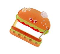 Chenxi Studio Whimsical Fries And Burger Design Carabiner Clip Fashion Holder Bag Decors For Kids Outdoor Activities Accessories Acrylic Carabiner Holder
