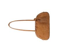 Chenxi Studio Women Bag PU Leather Underarm Bag Fashion Handbag Simple Armpit Large Capacity Shoulder Commuting Women Armpit Large Capacity Handbag All-matching Shoulder Commuting
