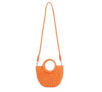 Chenxi Studio Women's Straw Bag Casual Shopper Shoulder Bag Drawstring Fashionable Daily Shopping Handbag For Various Occasion Handwoven Friendly