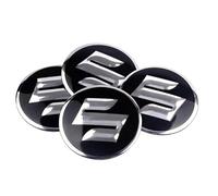 CHENXIYU 4 Pieces Car Hub Centre Cover Decorative Sticker for Suzuki Swift V 2013-2017, Badge Logo Wheel Cap Sticker Wheel Trims,50MM