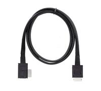 chenyang 0.5m PCIe 4.0 OCuLink SFF-8611 Male to Male Angled Data Extension Cable for External Graphics Cards & SSD