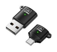 ChenYang 2 Pack USB Micro SD Card Reader, USB 2.0 Type-A/C to Micro SD Adapter for TF Micro SDHC SDXC