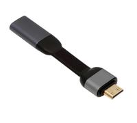 chenyang 3.46 Inch USB C to Mini HDMI Flat Short Cable,USB Type C to Mini HDMI Displays One Way Transmission 4K@60Hz High Speed for Monitor Compatible with Thunderbolt3/4 Port