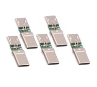 chenyang 5 Pack Micro USB OTG Adapter Micro USB Female to USB C Male Mini Size Connector Adapter