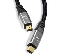 chenyang 6.56FT Mini DisplayPort 1.4 Cable,Mini DisplayPort Male to Male 8K@60Hz Ultra-HD 32.4Gbps Ultra High Speed Gold Plating Braided Cable(not Compatible with Thunderbolt Ports)