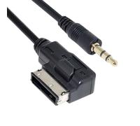 chenyang AMI to 3.5mm Jack Adapter,AMI MDI to 3.5mm Audio Aux Cable Compatible with Benz Music Interface 4.27FT/1.3M