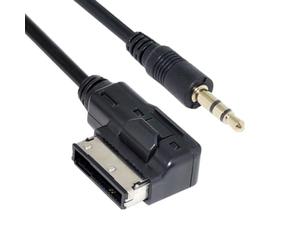 chenyang AMI to 3.5mm Jack Adapter,AMI MDI to 3.5mm Audio Aux Cable Compatible with Benz Music Interface 4.27FT/1.3M