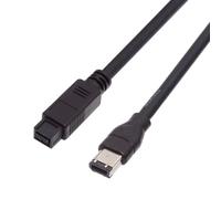chenyang CY 9 PIN / 6 PIN BETA FireWire 800 - FireWire 400 9-6 Cable IEEE 1394B 1.8m Black A