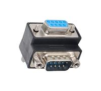 chenyang CY D-Sub RS232 9Pin Male to Female Down Angled 90 Degree Extension Adapter