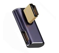 chenyang CY HDMI 2.1 Converter Adapter,HDMI Male Right Side to Female 90 Degree Right Angled Low Profile UHD Extension Converter Adapter