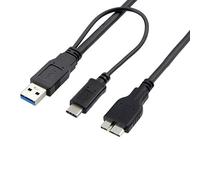 ChenYang CY Type-C USB-C USB 3.1 & USB 3.0 Type-A Host to Micro USB 3.0 Target Combo Data Cable for Disk