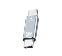 ChenYang CY USB C Male to Male Adapter,USB4 Type C 100W Power Data 8K Video Extension Connector Adapter