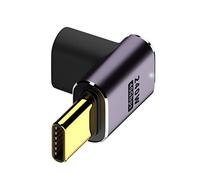 chenyang CY USB C Male, USB 4 Type C Male to Female 240 W Power 40 Gbps Data 8K Video Adapter Down Angled for NS Phone Laptop