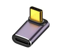 chenyang CY USB C Male, USB 4 Type C Male to Female 240 W Power 40 Gbps Data 8K Video Adapter Top Angled for NS Phone Laptop