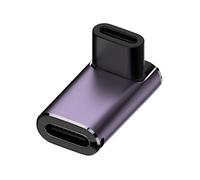 chenyang CY USB C Male, USB4 Type C Female to Female 240W Power 40Gbps Data 8K Video Adapter 90 Degree Angled for NS Phone Laptop