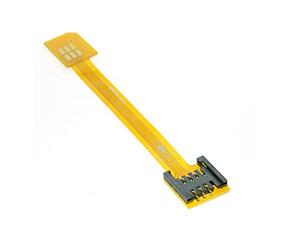 chenyang EP-084 GSM CDMA Standard UIM Card Kit Male to Female Extension Soft Flat FPC Cable Extender 10 cm