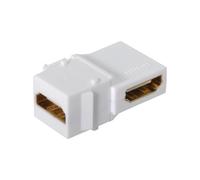chenyang HDMI Keystone Jack Adapter 90 Degree Right Angled HDMI 1.4 Snap-in Female to Female Keystone Jack Coupler Adapter for Wall Plate