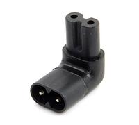 Chenyang IEC 320 C8 to C7 Plug AC Power 90 Degree Right Angled Connectors Adapter