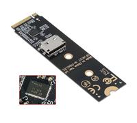 chenyang M.2 to Oculink Adapter,SFF-8612 to PCI-E 4.0 NVME M.2 M-Key Host Adapter with ReDriver Chipset Support 2242/2260/2280mm for External Graphics Card & SSD