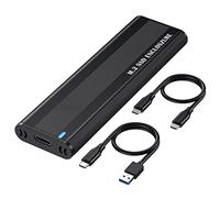 Chenyang M.2 to USB Adapter, NVME M-key M.2 NGFF SATA SSD to USB 3.0 Type A & Type C Combo PCBA Enclosure 2280/2230/2240mm Adapter