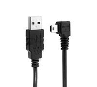 chenyang Mini USB Cable USB 2.0 Male to Mini USB 5 Pin Male 90 Degree Left Angled Charging Data Transfer Extension Cable 1.8M