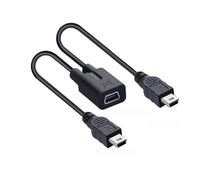 chenyang Mini USB Splitter Charging Cable, 0.98FT/0.3M, Supports Charging Two Mini USB Devices at Once