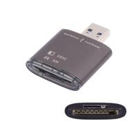 Chenyang Nano Memory Card & SD Card to USB 3.0 2 in 1 Card Reader Adapter Plug & Play