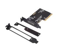 chenyang PCI-E X8 to PCI-E 5.0 MCIO 8i 74Pin SFF-TA-1016 Adapter Mini Cool Edge IO Female PCI Expansion Card Adapter for Expansion Graphics