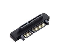 chenyang SATA 22Pin Male to Female 90 Degree UP Angled Gender Changer Connector Adapter for 2.5/3.5" Hard Disk Drive