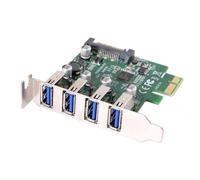 chenyang U3-101 CY Low Profile 4 Ports PCI-E to USB 3.0 HUB PCI Express Expansion Card Adapter 5Gbps for Motherboard