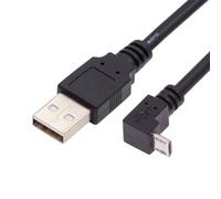 chenyang USB 2.0 to Micro USB 90 Degree Down Angled Data Charge Extension Cable 1.0M