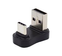 chenyang USB 3.0/3.1 Connector USB C to USB 3.0 Data 10Gbps Charge Adapter 180 Degree U Shape Down Angled