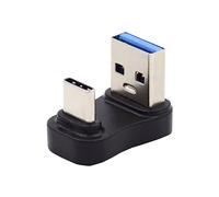 chenyang USB 3.0/3.1 Connector USB C to USB 3.0 Data 10Gbps Charge Adapter 180 Degree U Shape UP Angled
