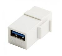 chenyang USB 3.0 A Female to A Female Extension Keystone Jack Coupler Adapter for Wall Plate Panel USB Cable