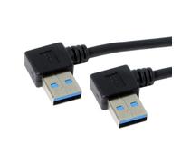 chenyang USB 3.0 Cable USB 3.0 90 Degree Right Angled Data Extension Cable for Hard Disk Laptop