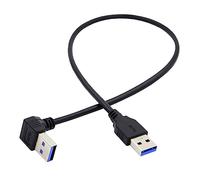 chenyang USB 3.0 Cable USB 3.0 Type A 90 Degree UP Angled Extension Data Cable 40cm
