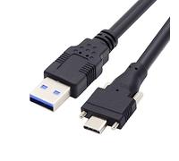 chenyang USB 3.0 to USB C Dual Locking Connector Data Cable with Repeater Chipset for Industrial Camera 8.0M