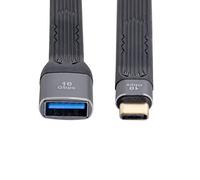 chenyang USB 3.0 Type A Female to USB-C USB 3.1 Type C Male Host OTG Flat Slim FPC Data Cable for Laptop & Phone