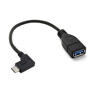 chenyang USB C OTG Cable USB 3.0 Type A to USB C 90 Degree Right Angled Extension Data Cable