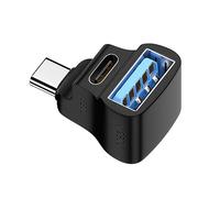 chenyang USB C Splitter,USB C to USB 2.0/USB C 20Gbps PD100W 4K60Hz Extensions Adapter for HDTV/Disk/Keyboard/Mouse Support Steam Deck Cooling and Charging at The Same time