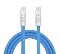 chenyang USB-C Type C to USB-C Liquid Silicone Ultra Soft 120W Power USB2.0 Data Cable Fast Charge for Laptop Tablet Phone 100CM