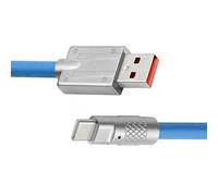 chenyang USB to USB C Cable,USB 2.0 Male to USB C Male Ultra Soft 120W Power Fast Charge Data Transfer Extension Cable with Charging Indicator 2.0M