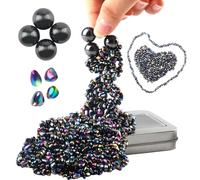 chenyu 280g Magnetic Stones Fidget Toys Adults + 4 Big Magnetic Stone Colourful Ferrite Magnet Stones Relief And Kill Time Comes With A Sealed Box Suitable for Desktop Decoration Gifts Office