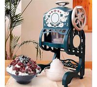 ChenYuNiu Electric Fluffy Shaved Ice Machine Small Home Snow Cone Maker Commercial Retro Ice Crusher Low Noise Operation