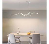 ChenYuNiu Modern LED Pendant Light 140CM Spiral Design Dimmable Adjustable Height Chandelier for Dining Room Living Room Kitchen Office - Stylish Suspension Lamp