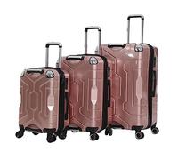 ChenYuNiu Portable Suitcase 3-Piece Luggage Sets Large Capacity Suitcases 3-Speed Adjustable Telescopic Trolley Carry On Luggagetsa Customs Suitcase Smooth to use