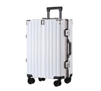 ChenYuNiu Suitcase Aluminum Frame Travel Trolley Suitcase Large Capacity Retro 22-inch Universal Wheels for Men and Women Suitcases